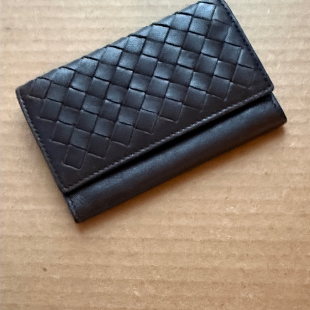 Bottega Veneta Black Leather Accessory